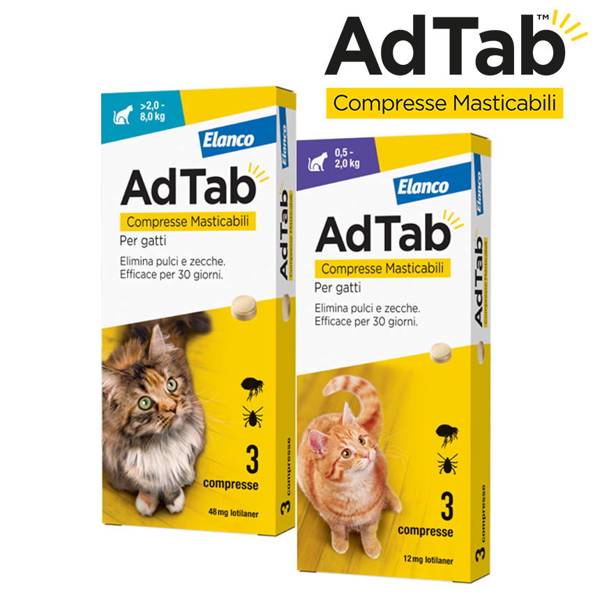 Antiparassitari Compresse Ad Tab per gatti