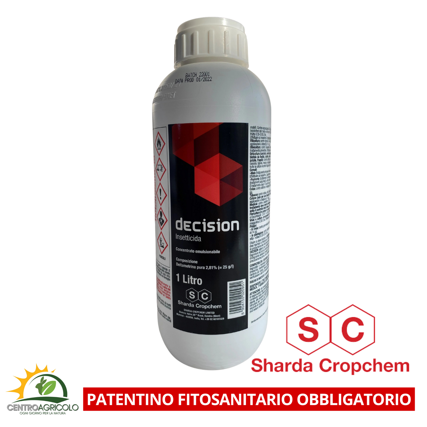 Decision insetticida concentrato emulsionabile 1L