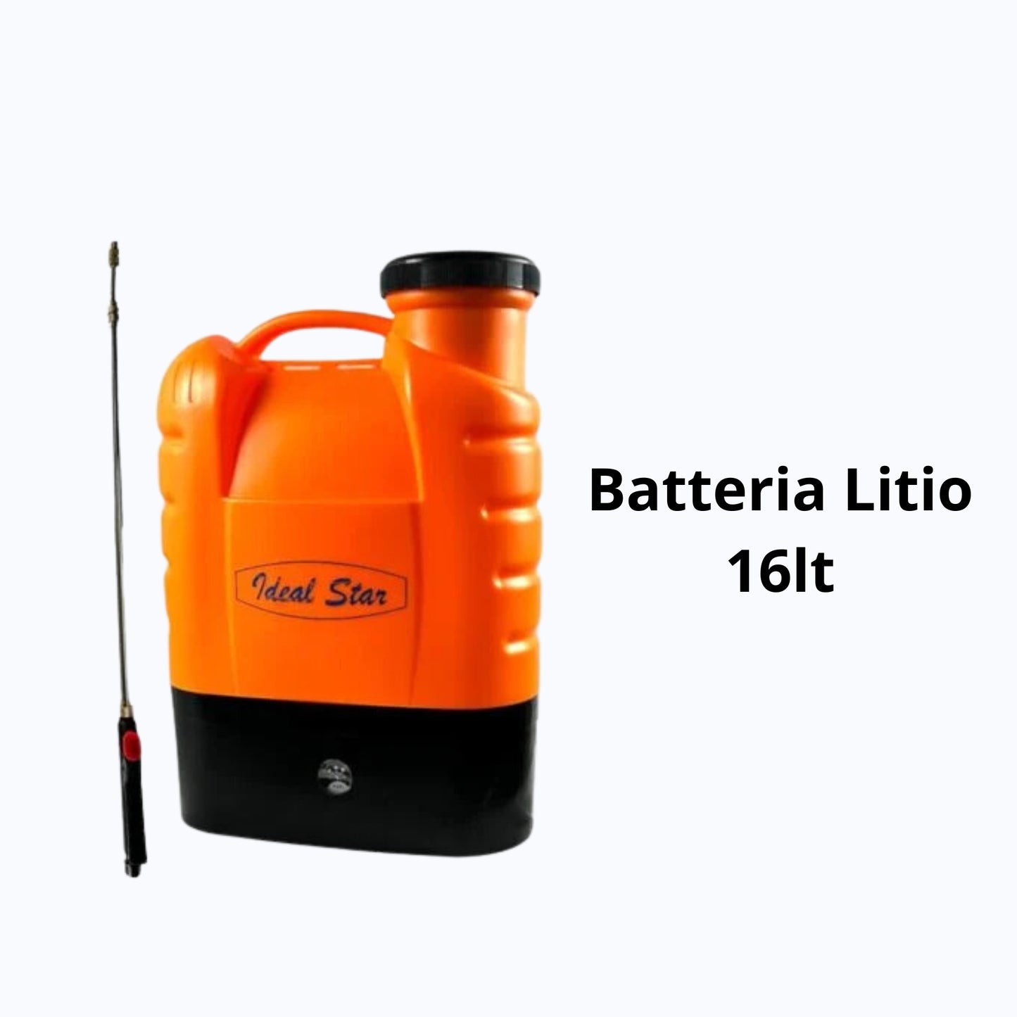 Pompa Irroratrice a Batteria Ideal Star 8lt - 16lt completa di caricabatterie