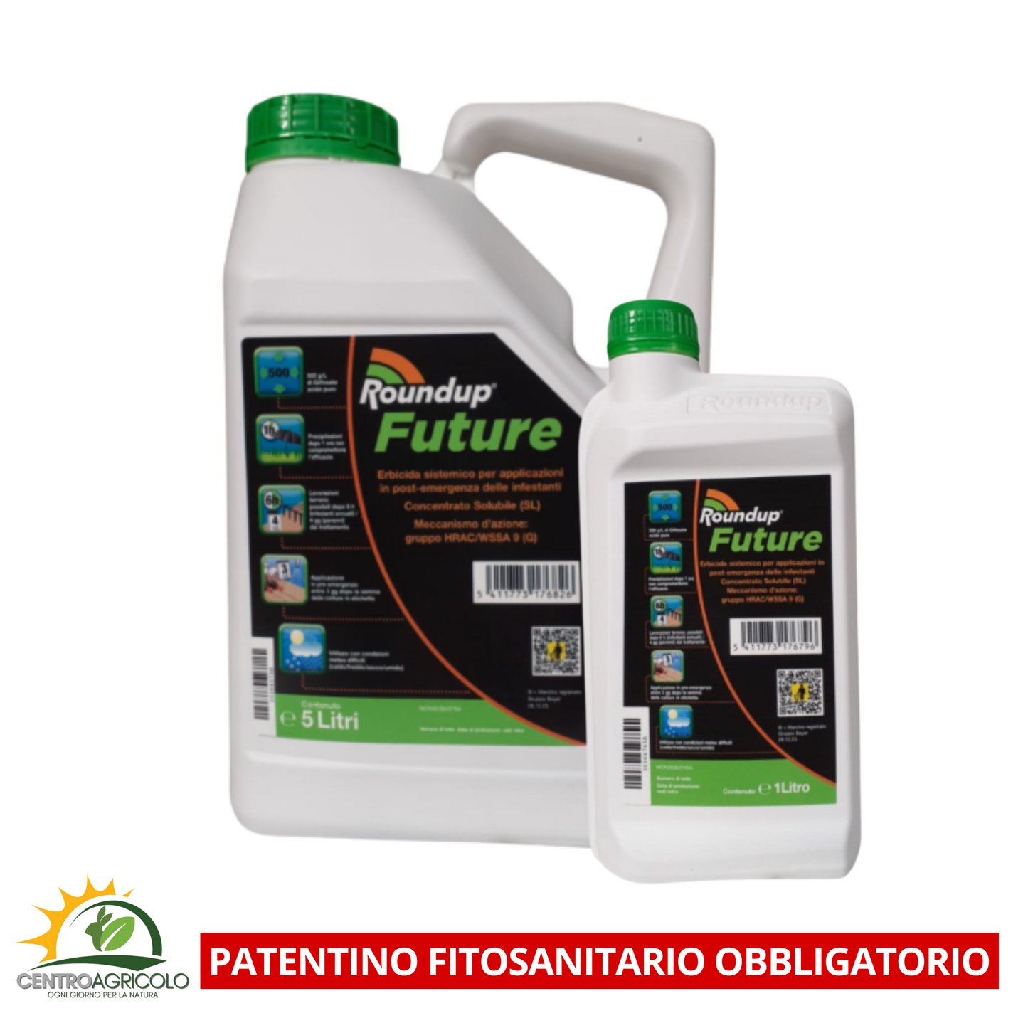 Roundup Future di Syngenta - Diserbante Sistemico Totale (1Lt - 5Lt)